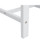 20" White Wood Outdoor Furniture Patio Side Table