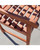 34" Brown Natural Wood Finish Casual Outdoor Furniture Patio Armchair