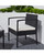 3-Piece Black Classic Outdoor Patio Conversation Set with Cushions