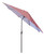 Outdoor Patio Market Umbrella 8 Ft. with Hand Crank, Red Stripe