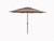 Outdoor Patio Market Umbrella 9 Ft. with Hand Crank and Tilt, Brown Swirl
