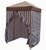 Pop Up Portable Pool Cabana 5' x 5' with Privacy Panels, Striped