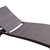 Set of 2 Adjustable Espresso Resin Wicker Outdoor Chaise Lounge Chair With Beige Cushion