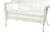 51" White Resin Wicker Weather Resistant All-Season Outdoor Patio Garden Love Seat