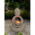 20.9" LED Lighted Sitting Buddha & Lotus Flower Outdoor Patio Garden Water Fountain