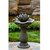 42" Lotus Flower and Frog Multi-Tiered Outdoor Patio Garden Water Fountain