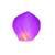 Pack of 4 Purple Asian-Inspired Chinese Sky Lantern Party Luminaries