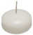 72 - Large 3" Round Unscented White Floating Candles