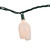 10-Count White Glitter Bear Mini Christmas Lights, 2.5 ft Green Wire