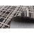 2' x 4' Black and Gray Abstract Rectangular Area Throw Rug