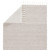 9' x 12' Ivory and Gray Bohemian Solid Hand Woven Rectangular Outdoor Area Throw Rug