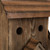24.02" Rustic Wooden Birdhouse