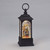 9" Black Swirl Witch Brew Lantern LED Halloween Tabletop Decor