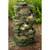 51" LED Lights Multi Level Rock Waterfalls Outdoor Garden Fountain