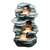 LED Lighted Multilevel Rock Outdoor Garden Fountain - 38.5"
