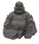 Sitting Happy Faced Buddha Outdoor Garden Statue - 18"