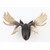 36.5" Moose Head Wall Mounted Statue