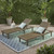 Set of 2 Gray Finish Outdoor Wooden Chaise Lounge