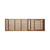 Set of 2 Teak Finish Outdoor Wooden Chaise Lounge