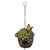 12.75" Brown and Green Easter Succulent Birdhouse Outdoor Planter