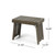 Set of 3 Gray Outdoor Wood Chaise Lounge 78.75"