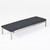 77.5" Silver and Gray Outdoor Chaise Lounge with Cushion