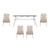 5 Piece Wooden Longino Outdoor Dining Set 5.25'