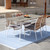 5 Piece Wooden Longino Outdoor Dining Set 5.25'