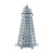 11.25" Silver Cut-Out Star Metal Lighthouse Lantern - Class and Beauty Combined