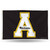3' x 5' Black and White College Appalachian State Mountaineers Rectangular Banner Flag