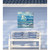 Blue and White Choppy Waters Outdoor Canvas Square Wall Art Decor 24"