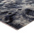 7.5' x 9.5' Black and Blue Traditional Outdoor Rectangular Area Throw Rug