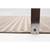 2' x 4' Taupe and Cream Striped Rectangular Outdoor Area Throw Rug