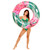 45" Tropical Flamingo Inner Tube Pool Float