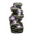 LED Lighted 7 Level Stone Outdoor Garden Fountain - 32"
