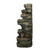 LED Lighted 7 Level Stone Outdoor Garden Fountain - 32"