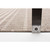 3.25' x 4.5' Taupe and Cream Striped Rectangular Outdoor Area Throw Rug