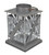 18.5" Silver Farmhouse and Elegant Panel Handmade Lantern