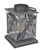 18.5" Silver Farmhouse and Elegant Panel Handmade Lantern