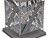 18.5" Silver Farmhouse and Elegant Panel Handmade Lantern