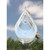 9.25" Clear Multi-Purpose Dewdrop Window Wild Bird Feeder