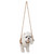 8" Hanging Maltese Puppy Dog on a Perch Outdoor Garden Statue
