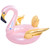 Pink and Gold Inflatable Flamingo Swimming Pool Float 52”