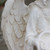 19.75" Kneeling Angel Holding Shell Religious Outdoor Garden Statue Bird Feeder