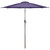 Stylish and Functional 9ft Outdoor Patio Market Umbrella with Hand Crank and Tilt - Purple Passion