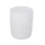 18.5" Antique White Outdoor Lightweight Concrete Side Table