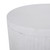 18.5" Antique White Outdoor Lightweight Concrete Side Table