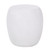 15.75" Antique White Outdoor Lightweight Concrete Side Table