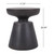 20.5" Antique Copper Outdoor Lightweight Concrete Side Table