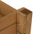 49.25" Teak Outdoor Firwood Trough Planter